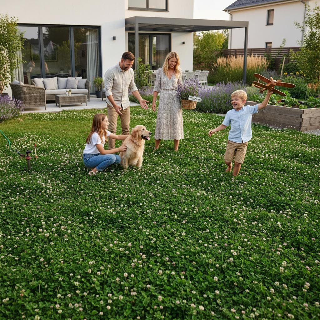 Featured image for Clover Lawns Cut Costs 30% Over Traditional Grass