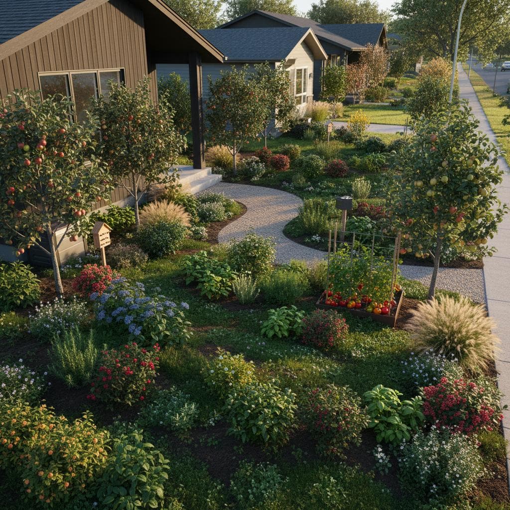 Featured image for Layered Food Forests Replace Front Yard Lawns in 2026