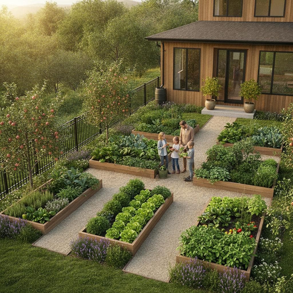 Featured image for Front Yard Edible Garden Cuts Grocery Bills Year-Round