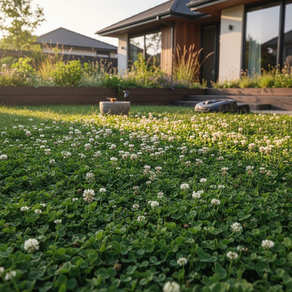 Featured image for Clover Lawns Stay Green Through Drought With Less Work