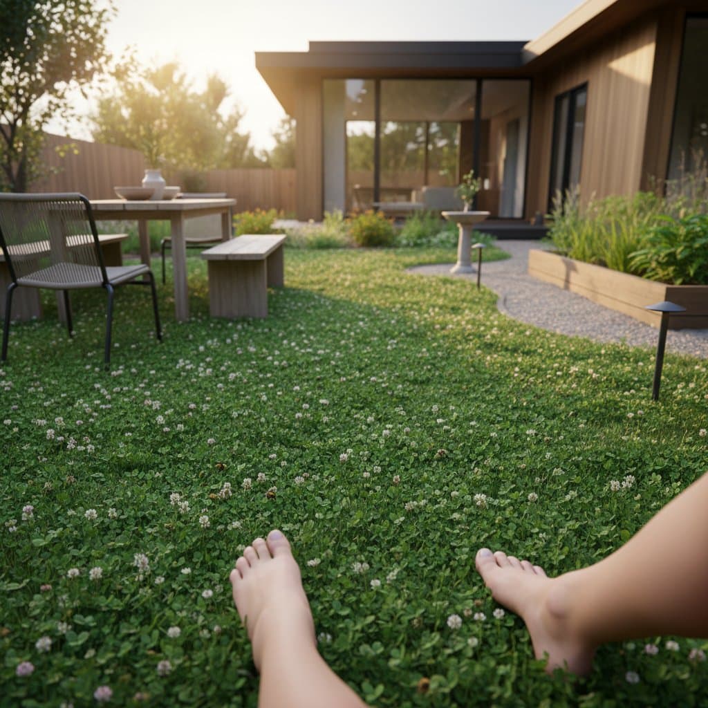 Featured image for Why Clover Lawns Beat Grass for Easy Yard Care