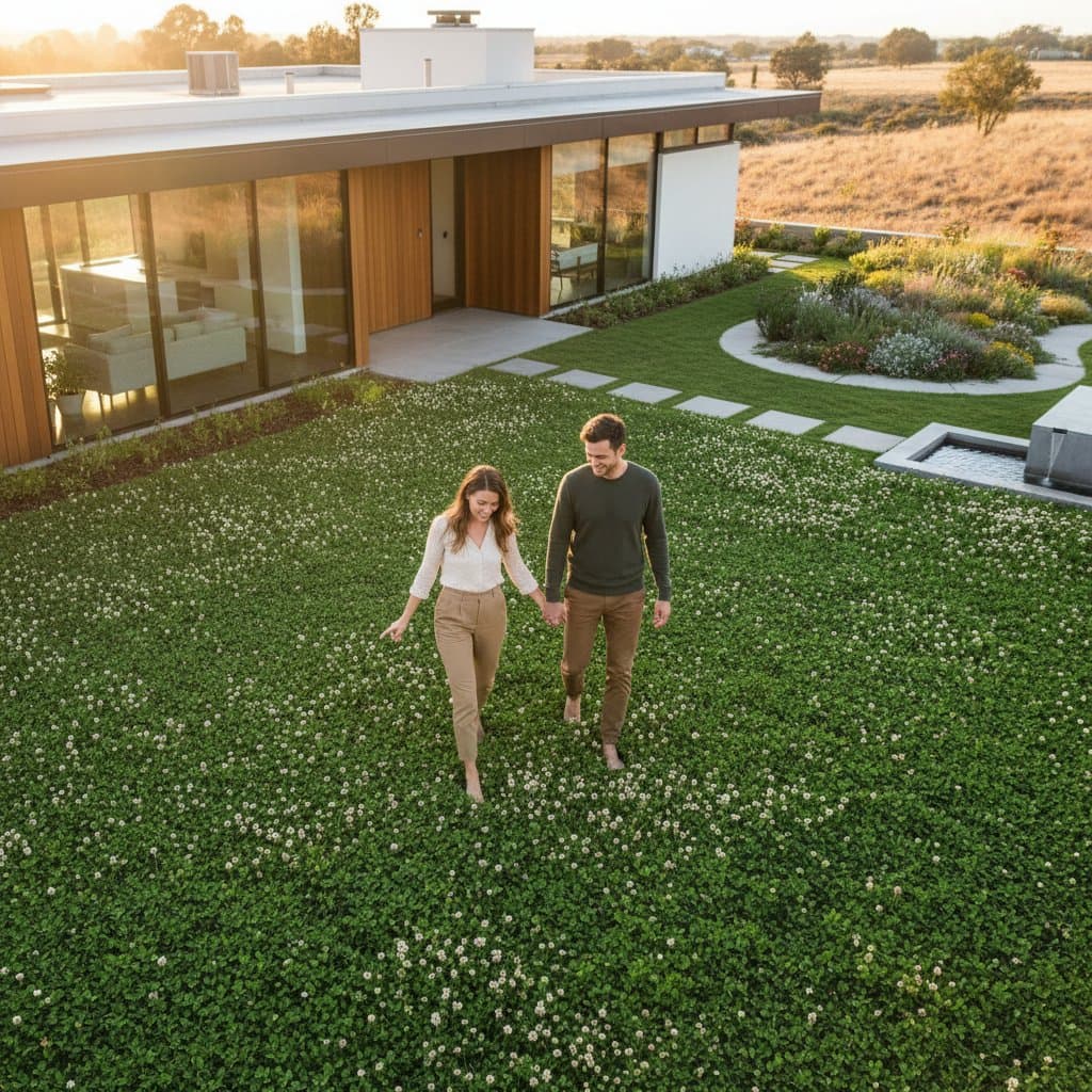 Featured image for Why Clover Lawns Stay Green Without Constant Care