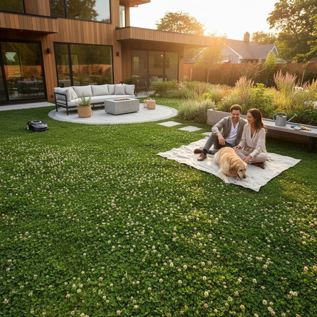 Featured image for Why Clover Lawns Beat Traditional Grass for Busy Homeowners