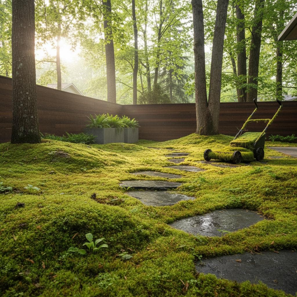 Featured image for Moss Lawns Thrive Where Grass Struggles Most