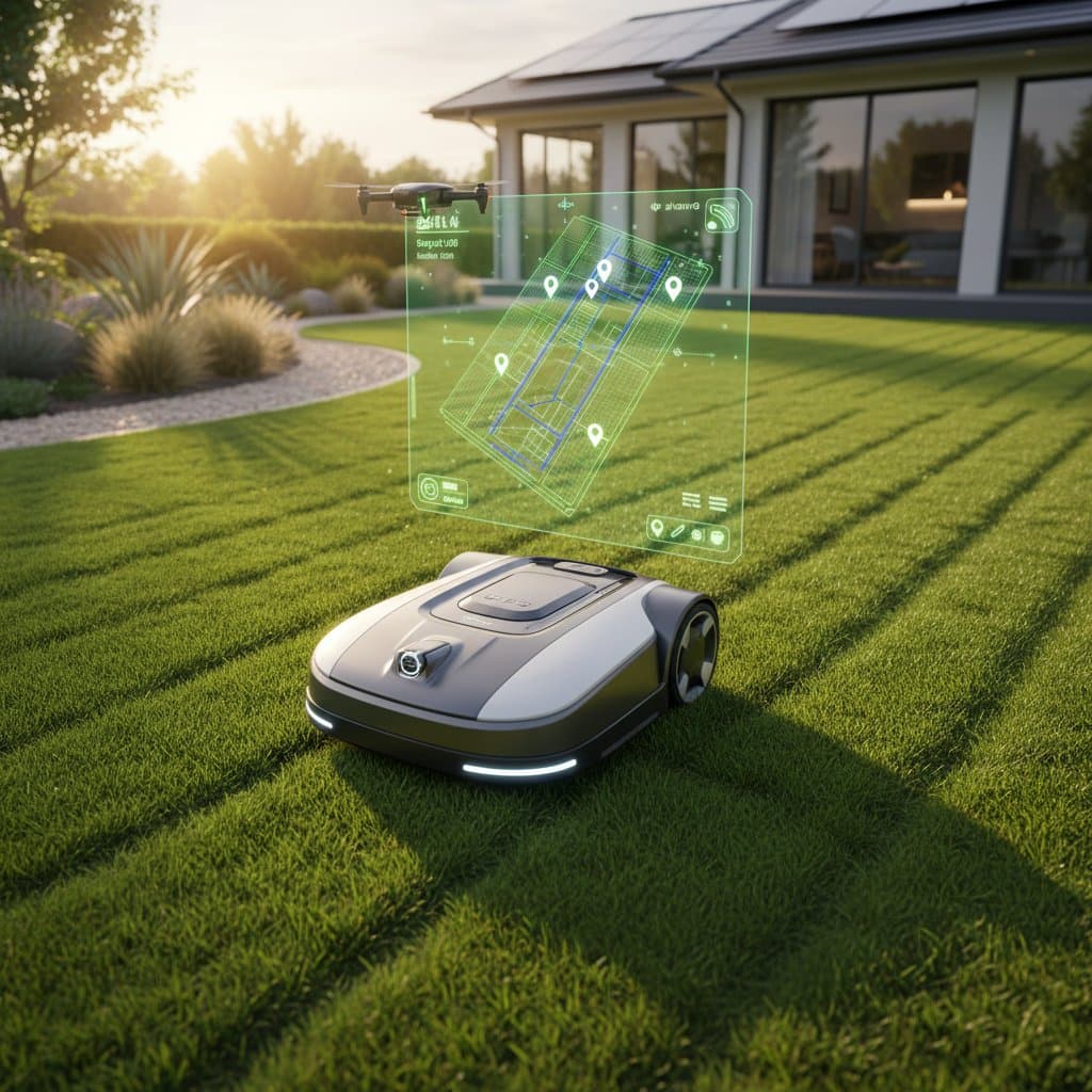 Featured image for GPS Mowers Learn Your Lawn and Cut It Perfectly