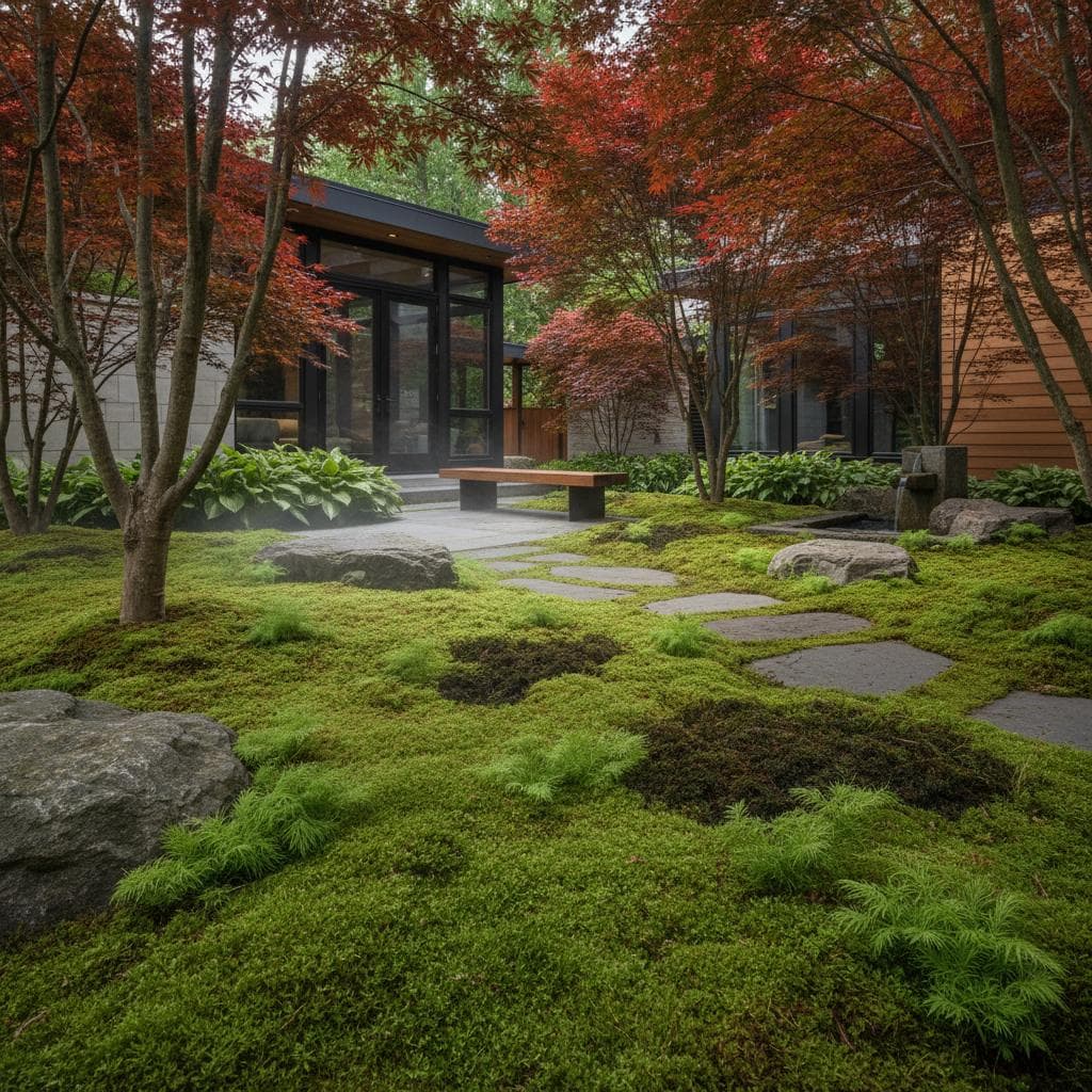 Featured image for Moss Lawns Thrive Where Grass Struggles Most