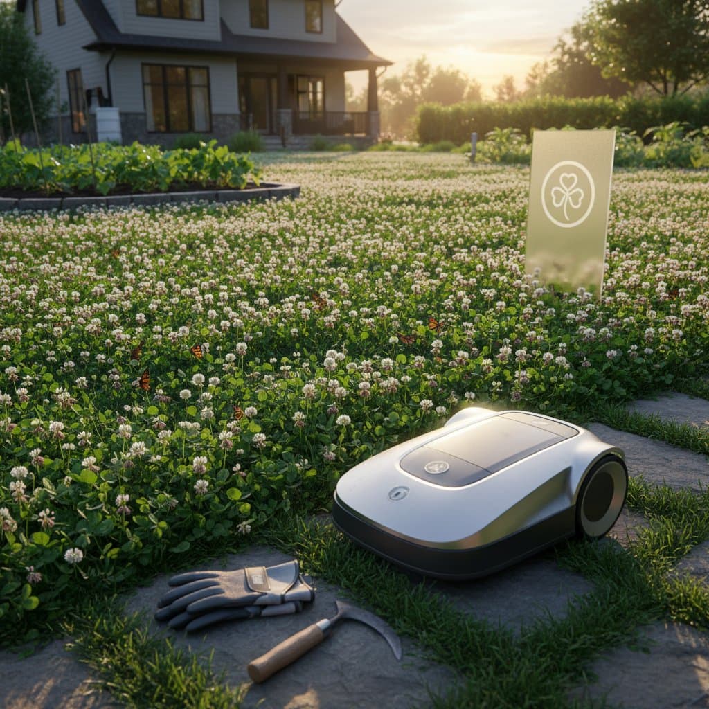 Featured image for Why Clover Lawns Cut Mowing to Twice a Year