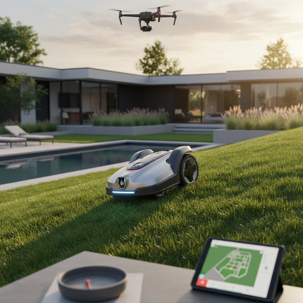 Featured image for Robotic Mowers Now Climb Slopes Up to 40 Percent