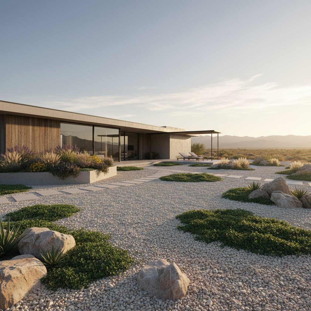 Featured image for Gravel Lawns Stay Green When Water Runs Out