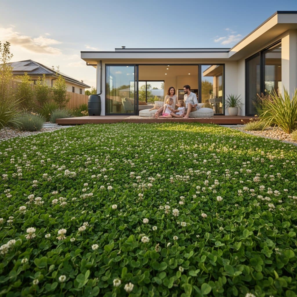 Featured image for Clover Lawns Need No Mowing and Stay Green in Drought