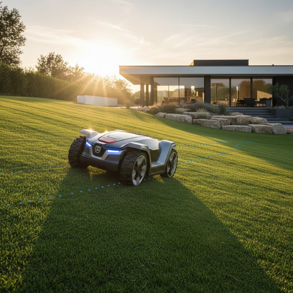 Featured image for Robotic Mowers Conquer Slopes Without the Workout