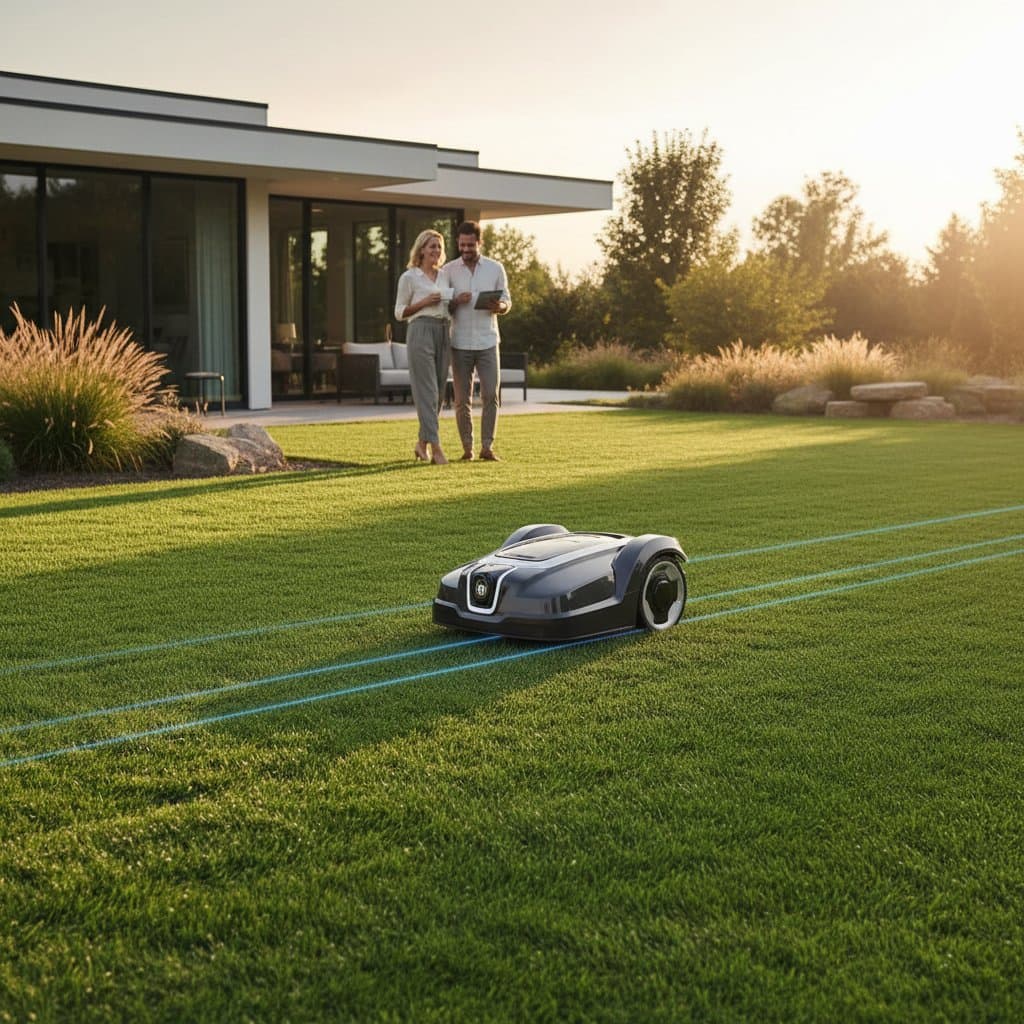 Featured image for GPS Robotic Mowers Cut Lawn Work by 60%