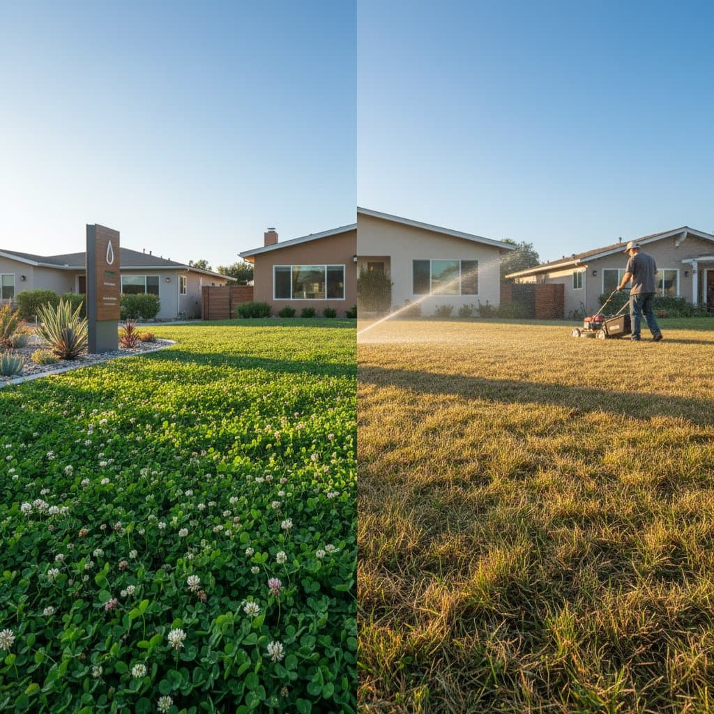 Featured image for Why Clover Lawns Outperform Traditional Grass