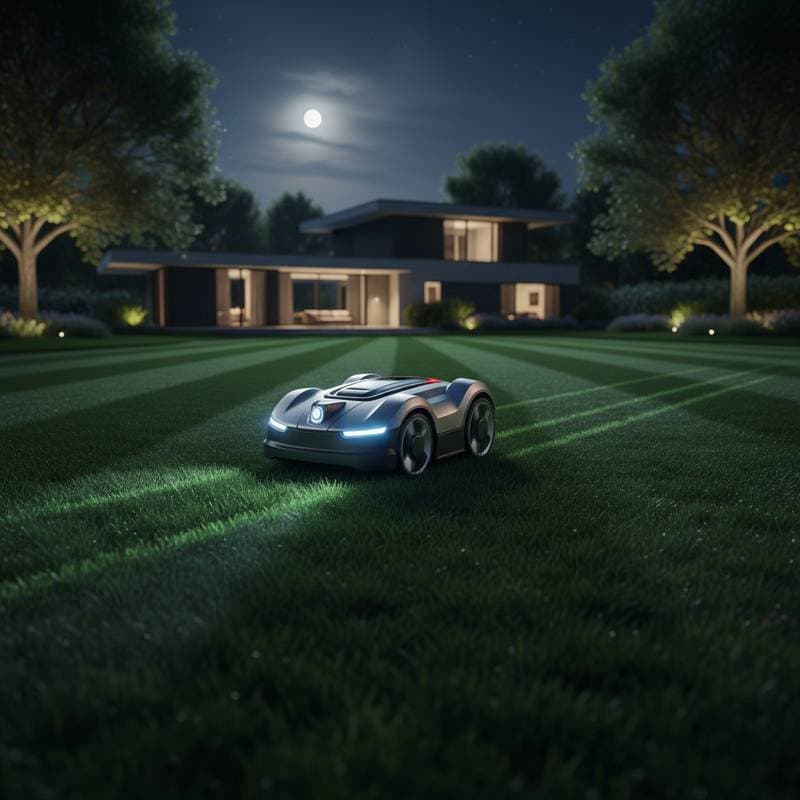Featured image for Robotic Mowers Work at Night for Perfect Lawns