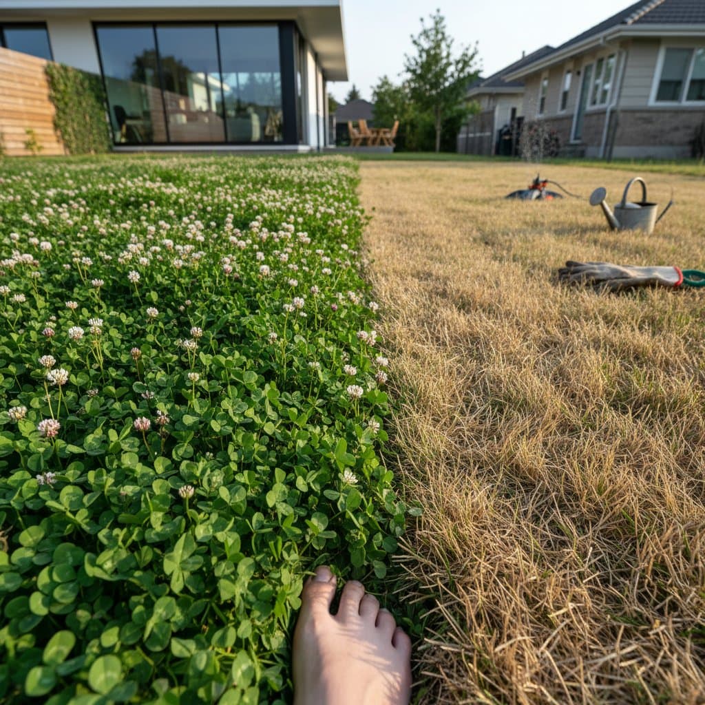 Featured image for Why Homeowners Are Replacing Grass with Clover Lawns