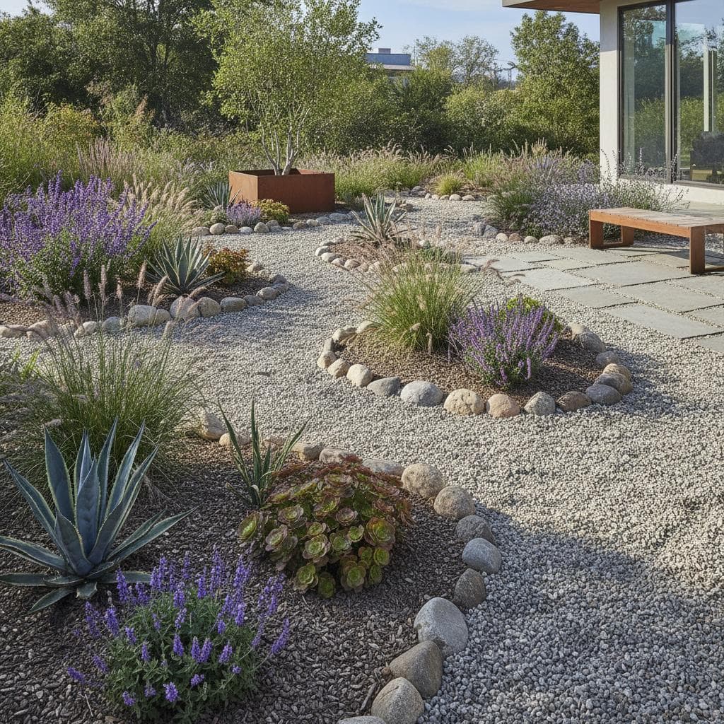 Featured image for Gravel Gardens Outlast Mulch for Low-Care Yards