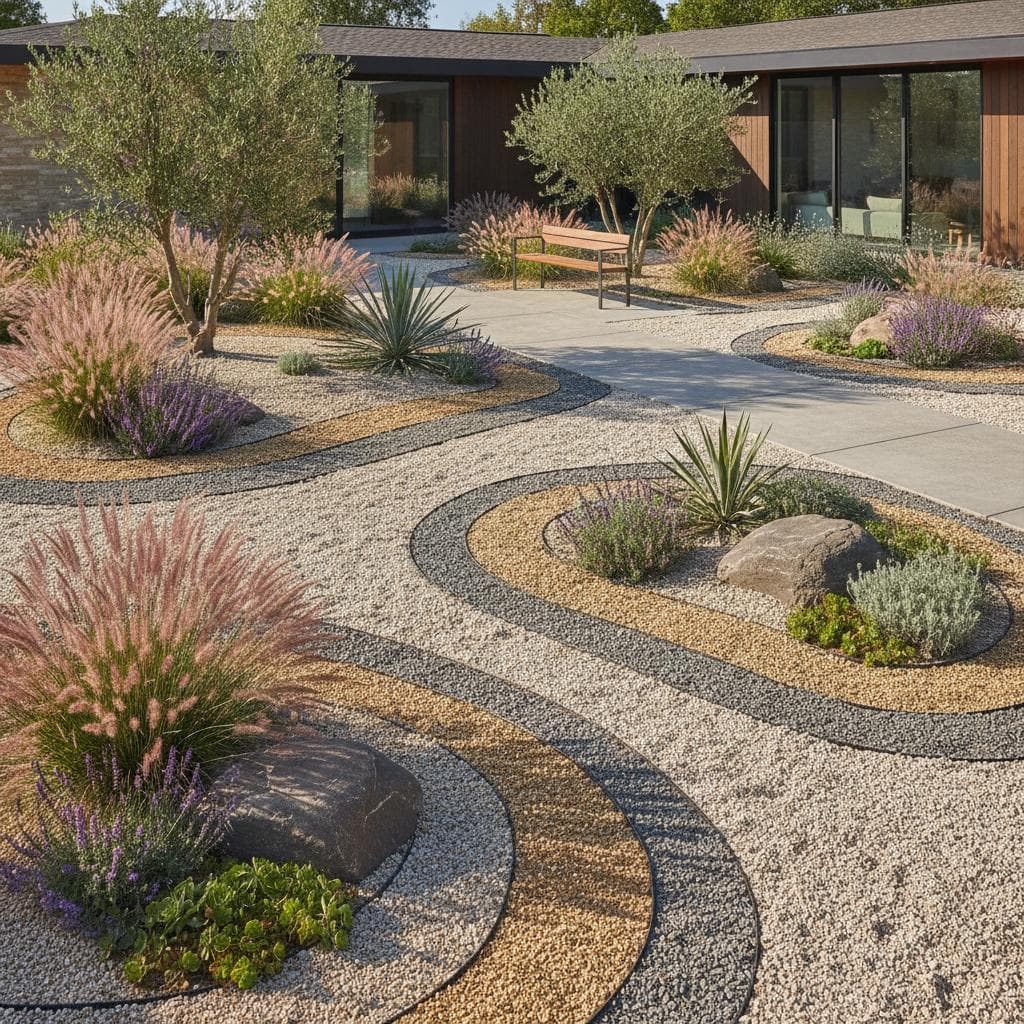 Featured image for Gravel Gardens Replace Lawns With Less Water, More Style