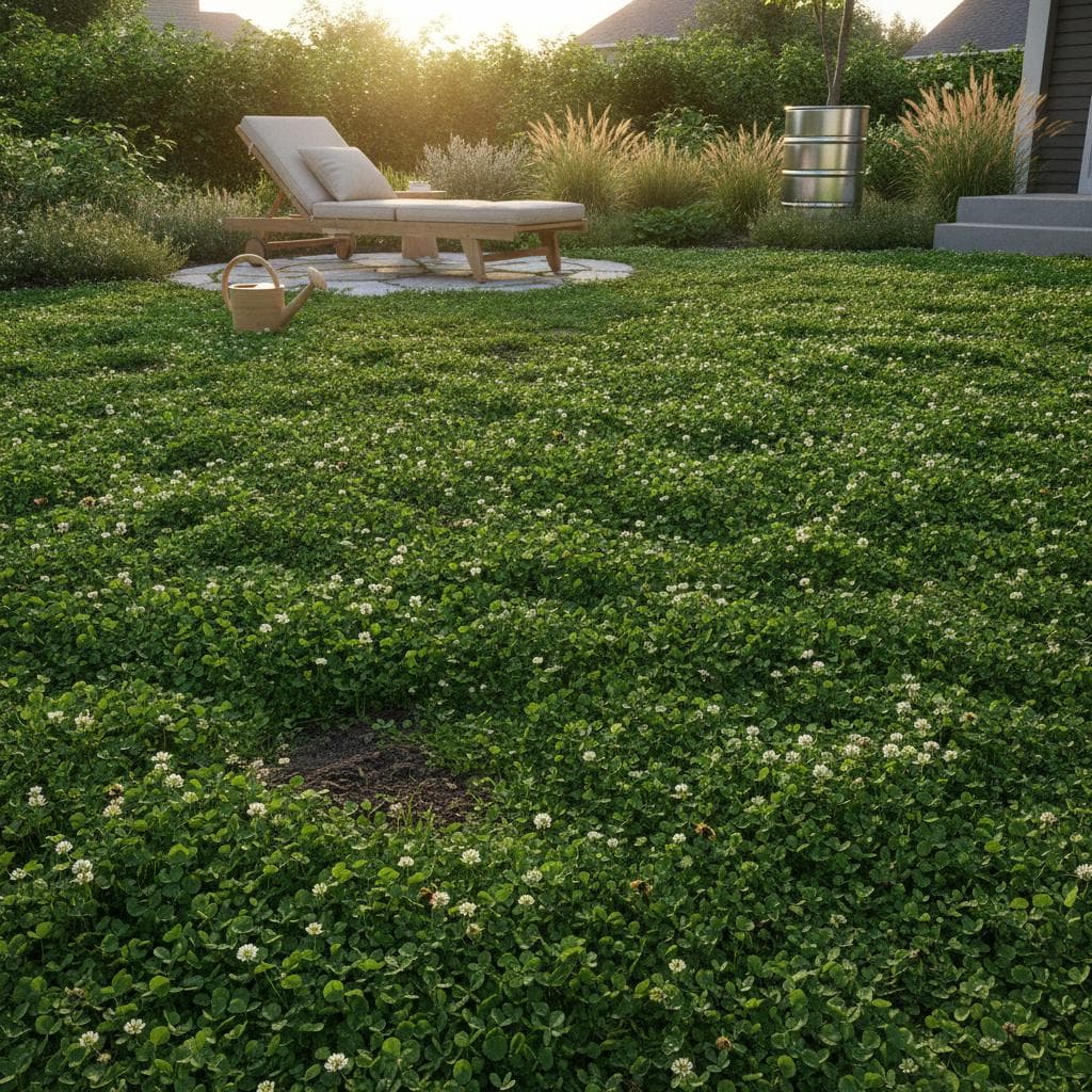 Featured image for Clover Lawns Cut Water Use and Feed Your Soil