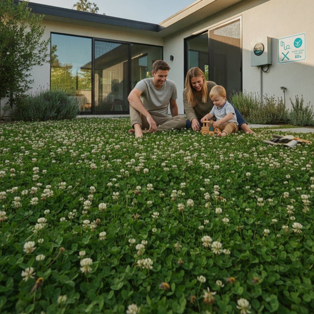 Featured image for Clover Lawns Surge 60%: Self-Fertilizing Alternative