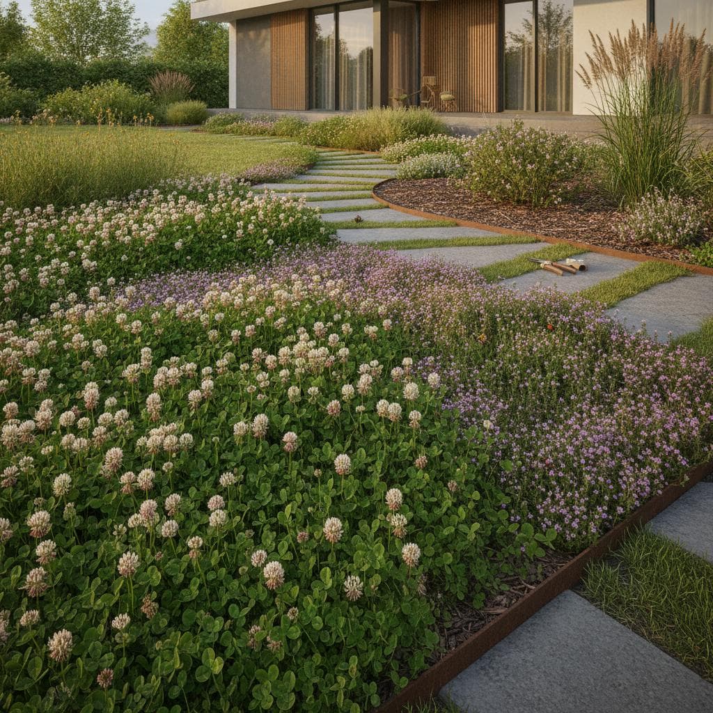 Featured image for Clover and Thyme Need Less Mowing Than Grass
