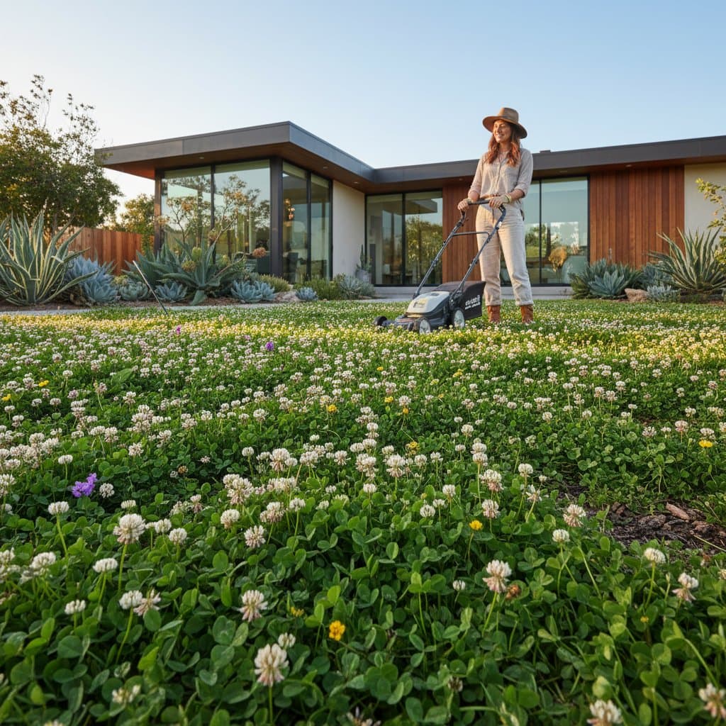 Featured image for Clover Lawns Cut Water Use While Fixing Soil Naturally