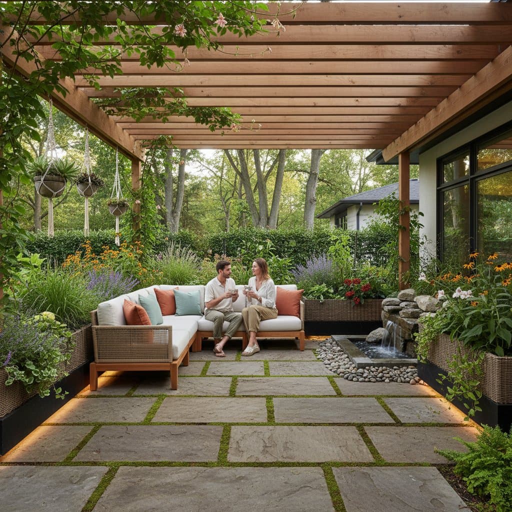 Featured image for Biophilic Patios Cut Stress 60% With Natural Design
